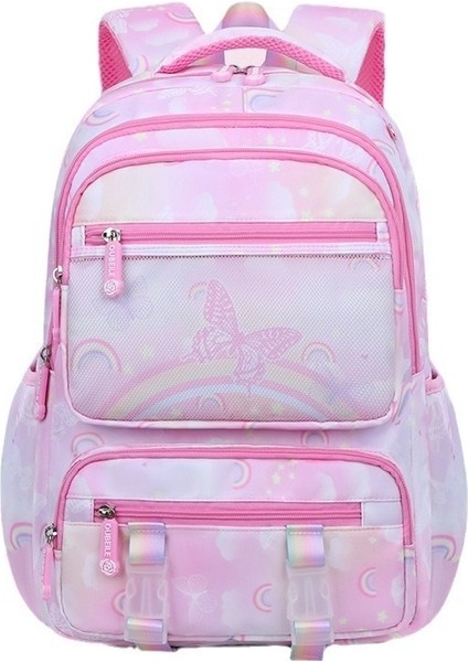 1-3-6.sınıf Ilkokul Kız Çocukları Için Okul Çantaları, Yükü Azaltan ve Omurgayı Koruyan Sevimli Çocuk Sırt Çantaları (Yurt Dışından)