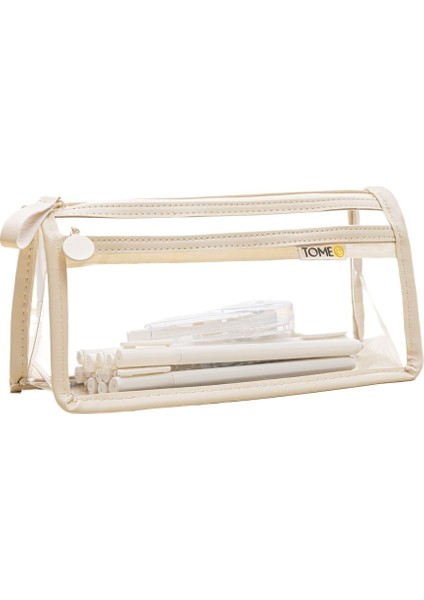 Sınavlar Için Çift Katlı Şeffaf Kalem Çantası, Geniş Kapasiteli Lise Giriş Sınavı ve Üniversite Giriş Sınavı Kırtasiye Çantası, Yüksek Görünümlü Kalem Çantası, Kırtasiye Çantası (Yurt Dışından)