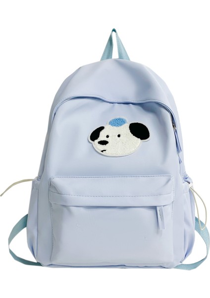 Köpek Okul Çantası Kadın Üniversite Öğrencileri Basit Çok Yönlü Yüksek Görünümlü Öğrenci Sırt Çantası (Yurt Dışından)