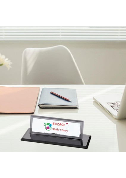 Eczacılara Özel Tasarımlı Kristal Masa Isimliği fiyatları