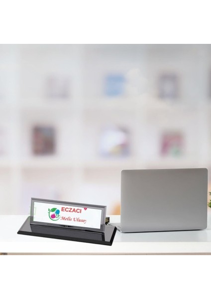 Eczacılara Özel Tasarımlı Kristal Masa Isimliği modelleri
