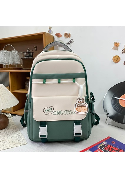 Gündelik Öğrenci Okul Çantaları, Modaya Uygun Kontrast Renkler, Çok Yönlü Bilgisayar Çantaları, Hafif Seyahat Ortaokul ve Lise Kampüsü Sırt Çantaları (Yurt Dışından)