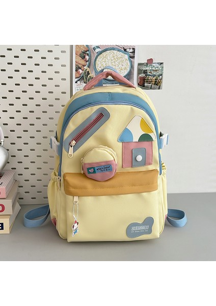 Ortaokul Öğrencilerinin Okul Çantaları, Bayan Üniversite Öğrencilerinin Güzel Görünümlü Bilgisayar Sırt Çantaları, Geniş Kapasiteli Lise Öğrencilerinin Sırt Çantaları (Yurt Dışından)