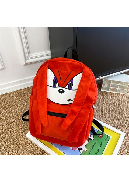 Büyük Kapasiteli Öğrenci Okul Çantası Sonic Sonic The Hedgehog Sırt Çantası Çift Karikatür Sırt Çantası (Yurt Dışından)