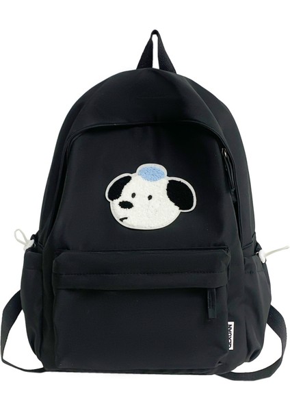 Köpek Okul Çantası Kadın Üniversite Öğrencileri Basit Çok Yönlü Yüksek Görünümlü Öğrenci Sırt Çantası (Yurt Dışından)