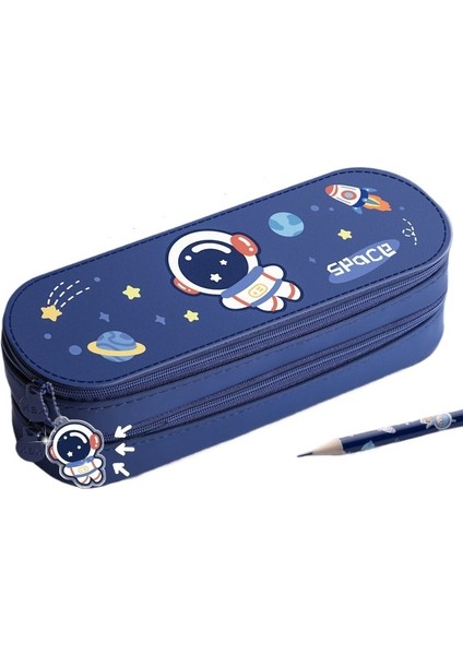 Yüksek Görünümlü ve Geniş Kapasiteli Basit Öğrenci Kalem Kutusu (Yurt Dışından)