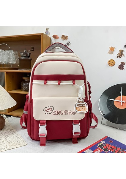 Gündelik Öğrenci Okul Çantaları, Modaya Uygun Kontrast Renkler, Çok Yönlü Bilgisayar Çantaları, Hafif Seyahat Ortaokul ve Lise Kampüsü Sırt Çantaları (Yurt Dışından)