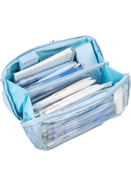 Basit, Büyük Kapasiteli ve Güzel Görünümlü Öğrenci Kırtasiye Çantası (Yurt Dışından)