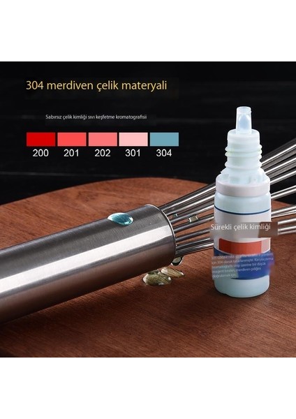 304 Paslanmaz Çelik Manuel Yumurta Çırpıcı Krem ​​karıştırma Çubuğu Pişirme Aracı Ev Yumurta Pompası Ticari (Yurt Dışından)