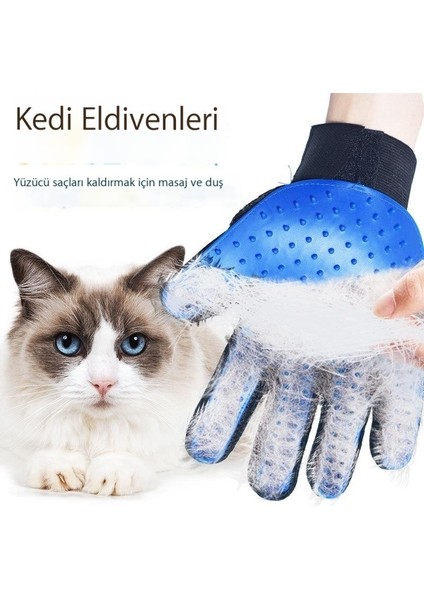 Kedi Bakım Eldivenleri Kauçuk Pet Temizleme ve Yüzen Fırça Pet Bakım Bakım Eldivenleri Kedi ve Köpek Banyo Malzemeleri (Yurt Dışından) fiyatları