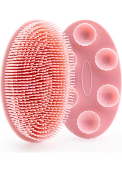 Silikon Bebek Banyosu Yumuşak Fırça Vantuzlu Dokunsal Eğitim Masaj Fırçası (Yurt Dışından)