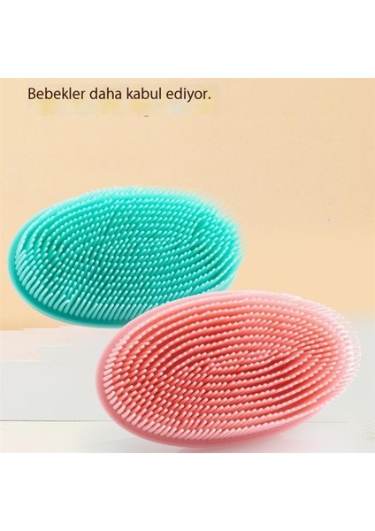 Silikon Bebek Banyosu Yumuşak Fırça Vantuzlu Dokunsal Eğitim Masaj Fırçası (Yurt Dışından) fırsatları