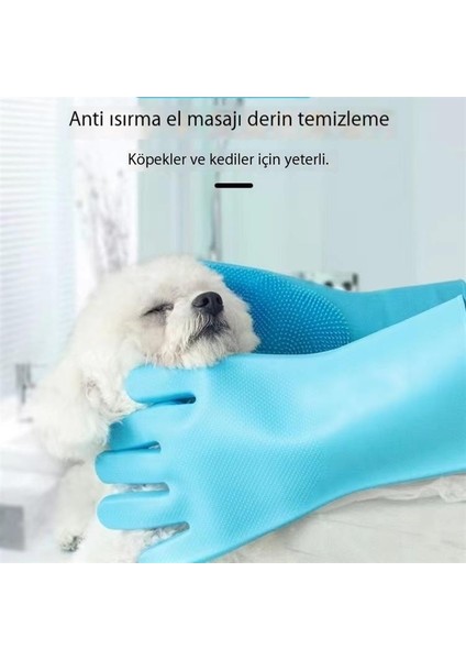 Evcil Hayvan Banyosu Temizleme Masaj Fırçası Silikon Eldiven Köpek Banyo Masajı Temizlik Malzemeleri Köpek Banyo Masaj Fırçası (Yurt Dışından) modelleri