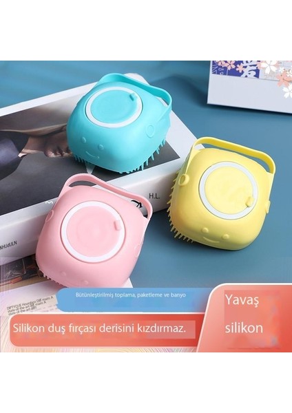 Silikon Banyo Fırçası Banyo Fırçası Artefakt Bebek Evcil Hayvan Masaj Fırçası (Yurt Dışından) fiyatları