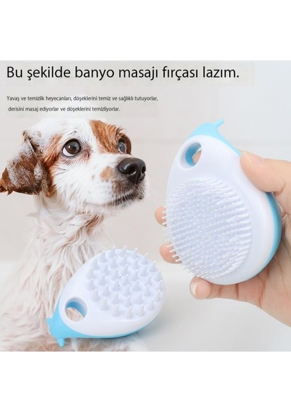 Pet Banyo Fırçası Balina Köpek Banyo Fırçası Kedi Temizleme Masaj Fırçası Duş Sıvı Depolama Evcil Hayvan Malzemeleri (Yurt Dışından) modelleri