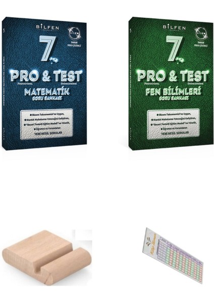 7. Sınıf Protest Matematik - Fen Bilimleri Soru Bankası -Telefon Tutucu -Soru Çözüm Ayracı