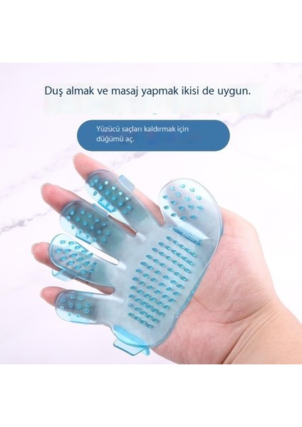 Evcil Hayvan Banyo Eldiveni Fırça Köpek Beş Parmaklı Eldiven Masaj Fırçası Evcil Hayvan Tarağı Kedi Temizlik Malzemeleri (Yurt Dışından) fiyatları