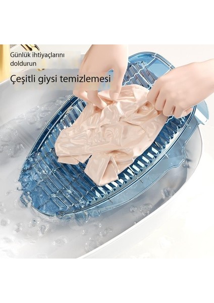Çamaşır Tahtası Ev Kalınlaşmış Plastik Küçük Bebek Yıkama Tahtası Yatakhane Çorap Yıkama (Yurt Dışından)