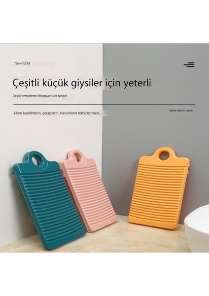 Çamaşır Tahtası Çamaşır Tahtası Ev Küçük Plastik Kalınlaşma Iç Çamaşırı ve Çorapları Düzeltebilir Yeni Çamaşır Tahtası Mini (Yurt Dışından)