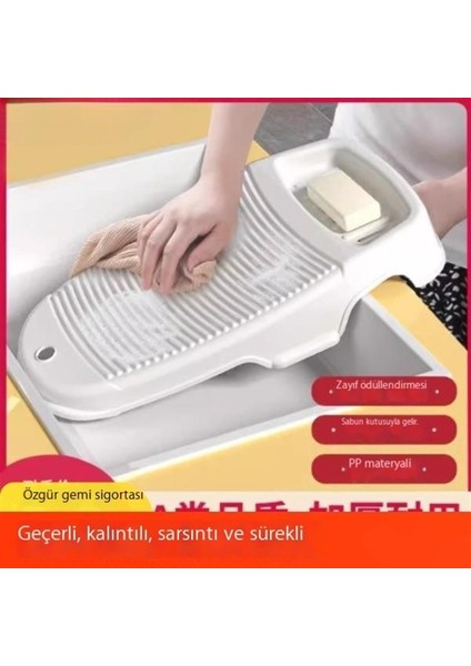 Çamaşır Tahtası, Çamaşır Tahtası, Ev Çamaşırları, Yurt Öğrencisi Çorap Yıkama Artefaktı, Kalınlaştırılmış Plastik (Yurt Dışından)