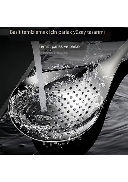 Paslanmaz Çelik Biber Kevgir, Ev Mutfak Erişte Eseri, Hamur Tatlısı Erişte Kepçesi, Boşaltma ve Kızartma Kevgir (Yurt Dışından)