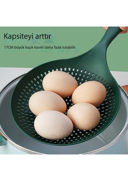 Mutfak Kevgir Ev Yüksek Sıcaklığa Dayanıklı Büyük Kevgir Yapışmaz Tava Erişte Köfte Boşaltma Süzgeç Örgü Elek Çorba Erişte (Yurt Dışından)