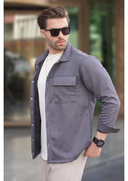 Füme Cep Detaylı Gömlek Ceket 6748 fiyatları