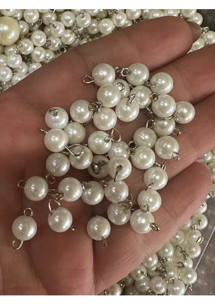 100 Adet Kancalı Inci Boncuk Takı Boncuğu fiyatları