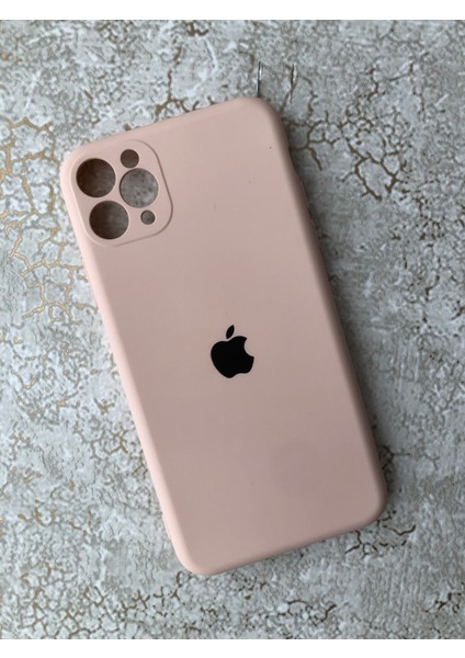 Iphone 11 Pro Max Uyumlu Ten Rengi Kadife Kılıf