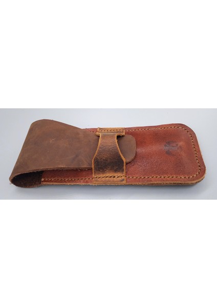 Crazy Hors Hakiki Deri El Emeği Özel Kalemleriniz Için Kalemlik Kalem Kutu 27 cm 6 cm 20AB