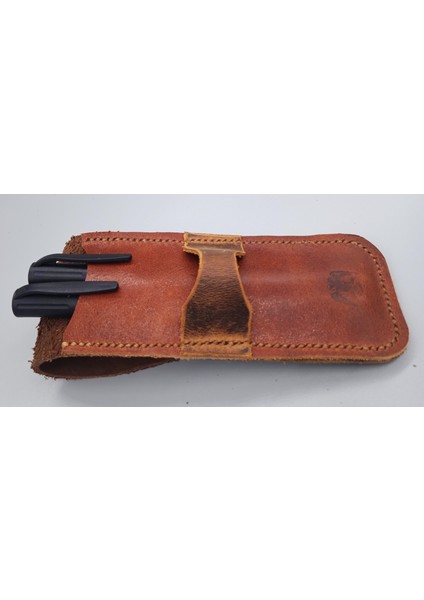 Crazy Hors Hakiki Deri El Emeği Özel Kalemleriniz Için Kalemlik Kalem Kutu 27 cm 6 cm 20AB fırsatları