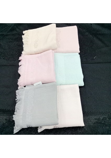 Çeyizlik Kanaviçe Işlemelik Oya Nakış Işleme El Havlusu Mutfak Havlusu Mutfak Havlu Seti 6 Adet 50 x 30 cm Karişik Renkli