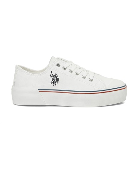 U.S. Polo Assn. Penelope P Wt 4Pr Beyaz Kadın Sneaker