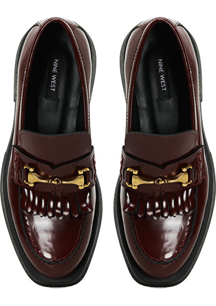 Nine West Nine West Lıana 4Pr Bordo Kadın Loafer