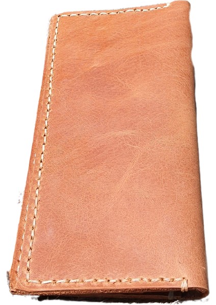 Hestia Model El Yapımı Unisex Vintage %100 El Dikişi Hakiki Taba Crazy Deri Cüzdan Kartlık modelleri
