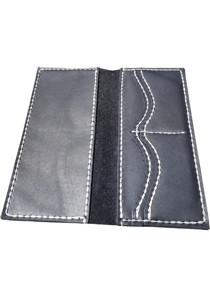 Hestia Model El Yapımı Vintage Unisex SIYAH%100 El Dikişi Hakiki Taba Crazy Deri Cüzdan Kartlık modelleri