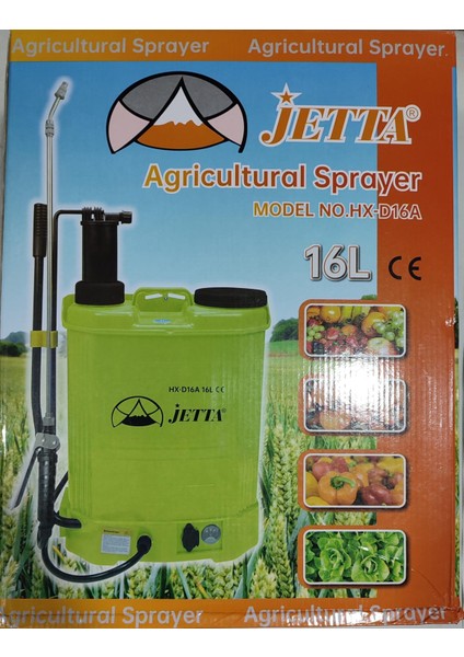 Akülü Şarjlı Ilaçlama Sırt Pompası 16 Lt