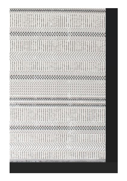 Cozy 03054D Gri Krem Iskandinav Desen Halı modelleri