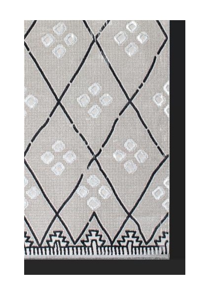 Cozy 03060C Gri Iskandinav Tarzı Halı modelleri