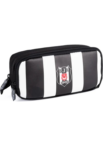 Beşiktaş 2 Bölmeli Çubuklu Suni Deri Kalemlik 24355