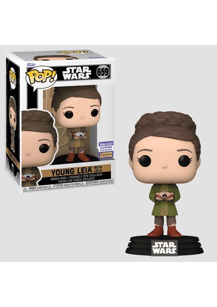 Sdcc 2023 (Shared): Sw Pop! Young Leıa With Lola Figürü