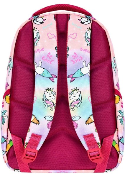 Ilkokul Unicorn Desenli Kız Çocuk Ilkokul Çantası + Beslenme Çantası fiyatları