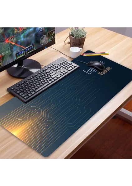 Sonictouch Ultragrand Kişiye, Isme Özel Engineer Xxl Mühendis Klavye Mouse Pad 40X90CM