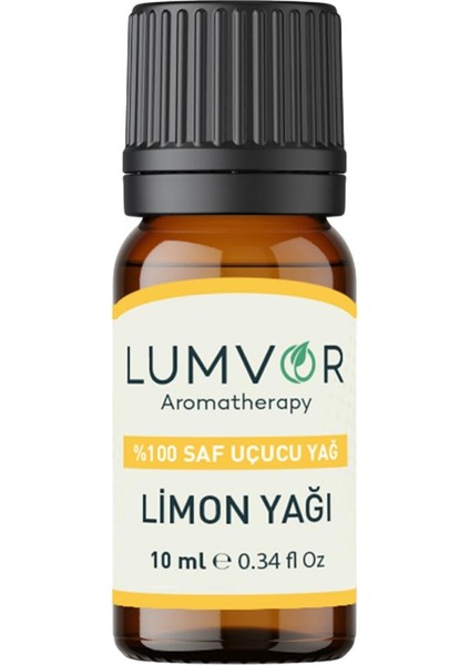 Limon Uçucu Yağı 10 ml %100 Saf ve Doğal (Essential Oil) Aromaterapi