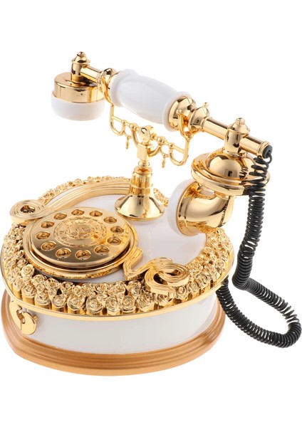 Nostaljik Polyester Telefon Müzik ve Takı Mücevher Kutusu