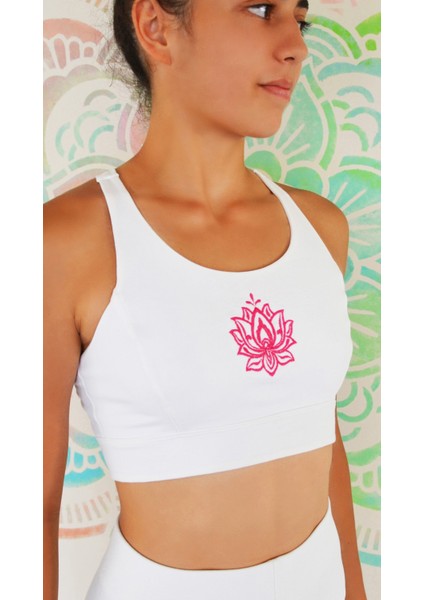 Crop Top Nataka Nakışlı Ekru indirimleri