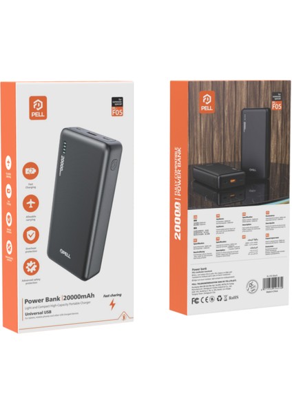 PL-F05 20.000 Mah. Taşınabilir Şarj Powerbank