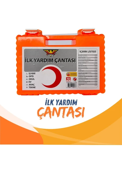 Ilk Yardım Çantası Yüksek Kalite Içerik Ilk Yardım Çantası