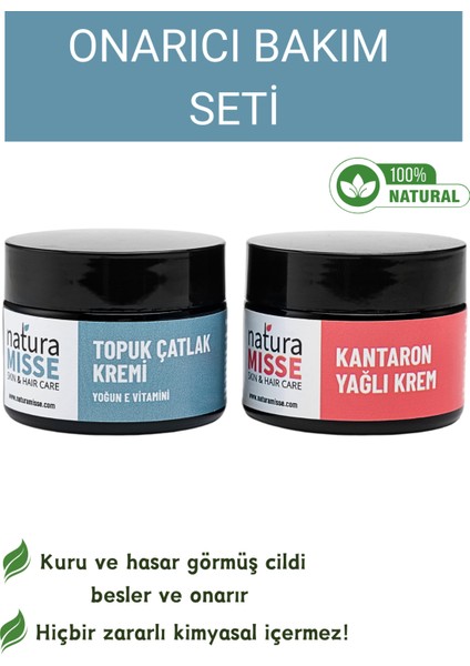 Onarıcı Bakım Seti Kantaron Yağlı Krem 50 Ml Ve Topuk Çatlak Kremi 50 Ml