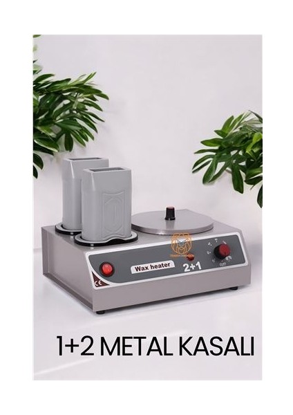 Ağda Isıtıcı Sir Ağda Kavanoz Kartuş Ağda Isıtıcı Metal 1+2 720702